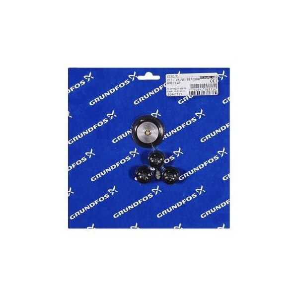 Pump Repair Parts- Kit, valve/diaphragm DME/S12 PP/E/C, DME Series.